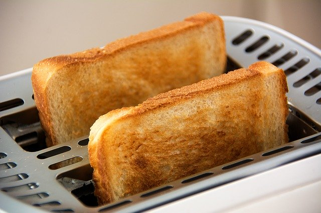 A photo of a toaster